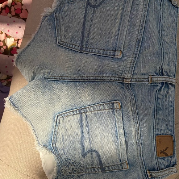 American Eagle high rise jean shorts - Picture 8 of 8